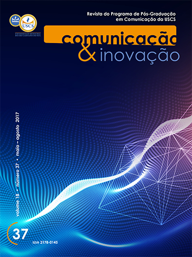 					Visualizar v. 18 n. 37 (2017): Comunicação & Inovação
				