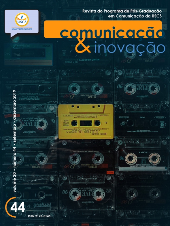					Visualizar v. 20 n. 44 (2019): Revista Comunicação & Inovação
				